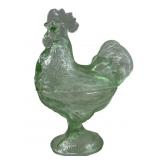 Westmorland green rooster candy dish