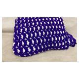Hand Knitted Afghan Blanket