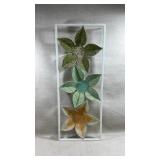 handmade mosaic flower wall art features c