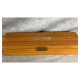 Vintage Dominoes or Cribbage Games Carrying Case