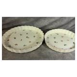 (2) Villeroy & Boch Quiche Bakers Petite Fleur