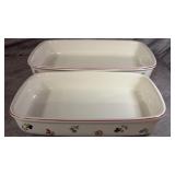 (2) Villeroy & Boch Rectangular Lasagna Dishes