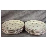 Set of Villeroy & Boch Petite Fleur Dinner Plates