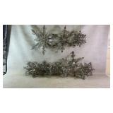 Snowflake candle holders
