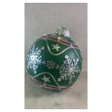Large Evergreen Snowflake Christmas Ornament