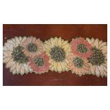 Enliven Handmade Sunflower Small Table Runner