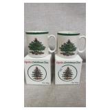 2 Christmas mugs