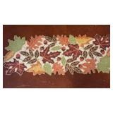 Nicole Miller Home Centerpiece Mat Fall Leaves
