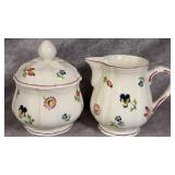 Villeroy & Boch Covered Sugar & Cream Set Petite