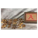 Vintage Hand-carved Wooden Miniature African