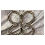 Signed Welded Metal Butterfly made from