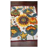Nourison Aloha Farmhouse Floral outdoor rug