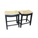 2 Nail Head Trim Barstools