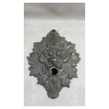 Solid bronze "Green Man" mascaron wall decoration