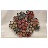 metal flower wall