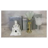 3 tea light candle holders