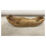 Olive wood bread bowl