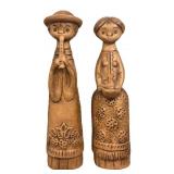 Margit Kovács Girl & Boy Terracotta Pottery Set