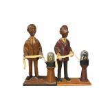 (2) Vintage 1950s-1960s Romer of Italy Stockbroker
