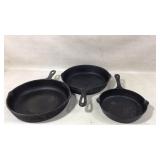 Cast iron pans