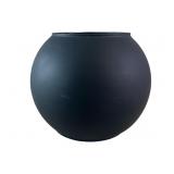 2008 LBK Studio matte black sphere planter