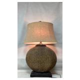the Safavieh Firth Rattan Table Lamp