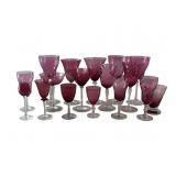 Cranberry Glass Stemware