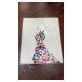 framed canvas print "The Lady in Bloom" Wall Art