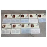 Postal Commemorative Society 22kt gold replica