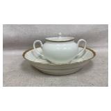 Vintage W H GRINDLEY & CO Serving Bowl and Handled