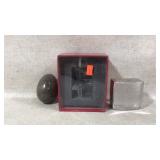 Stone egg, Neiman Marcus magnifying glass