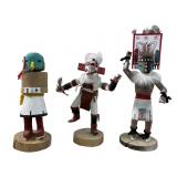 (3) Vintage Kachina Dolls