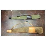 two vintage soft gun cases