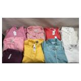 Ladies shirts and sweaters size L-XL most new
