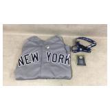 New York Yankees jersey lanyard and Joe DiMaggio