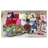 Oven mits, hand towels and more