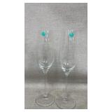 2 Tiffany & co. Champagne flutes