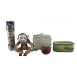 NAPCO Ceramic Monkey Planter,Ringling Bros
