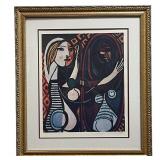 Pablo Picasso "Girl Before a Mirror" Lithograph