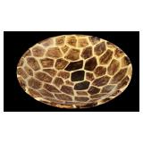 Hand-thrown Giraffe-patterned Small Fruit Bowl