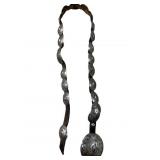 Old Native American Sterling Silver Concho Belt
