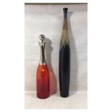 Decorative vase and wine decanter