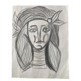 Signed After Pablo Picasso Portrait of Françoise