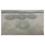 Vintage Heisey Desert Plates