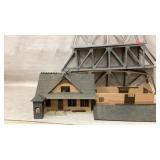 Model RR Train Trellis Bridge and Station