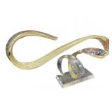 SHAHROOZ CONTEMPORARY ACRYLIC RIBBON SCULPTURE
