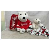 Coca Cola Plush Bears, Pillow