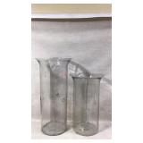 Large glass vases
