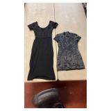 Vtg. Rampage Black Liquid Satin Mini Dress, Vtg.