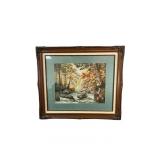 Vintage Framed Embroidery
